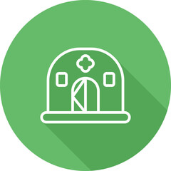 Poster - Emergency shelter Vector Icon