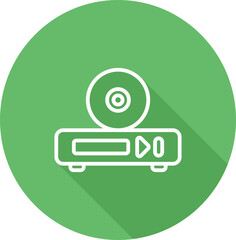 Wall Mural - DVD Drive Vector Icon