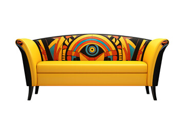 Sofa isolated on transparent background