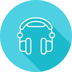 Wall Mural - Headphones Vector Icon