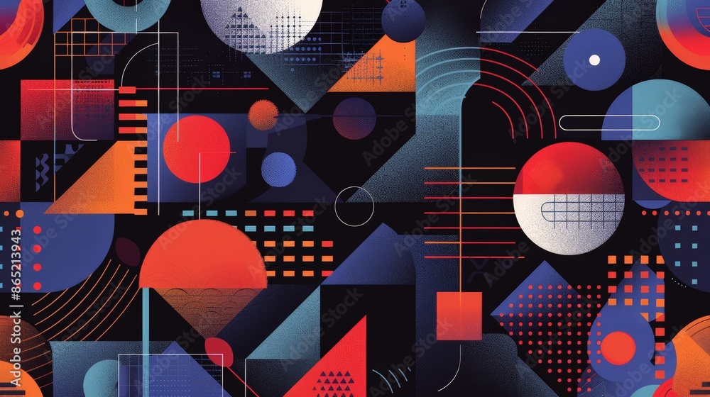 Geometric patterns in digital design and user interfaces enhance ...