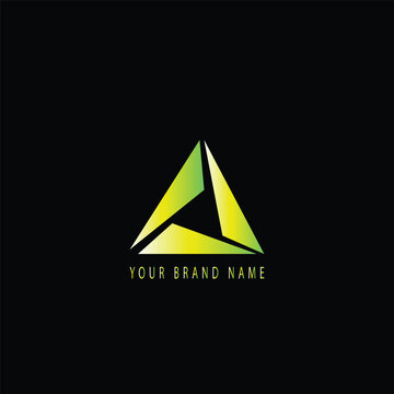 Creative elegant letter A vector emblem