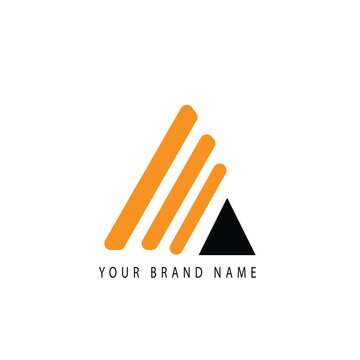 Creative elegant letter A vector emblem