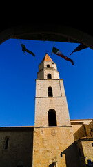 Wall Mural - Il borgo ed il castello Pirro del Balzo di Venosa, Potenza, Basilicata. Italy