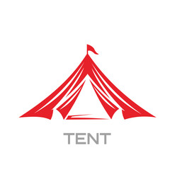 red adventure tent logo