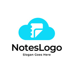 Poster - notepad vector, icon or logo sign symbol illustration