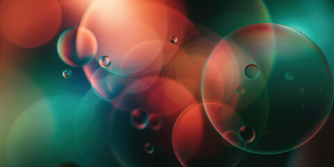 Poster - Abstract illustration of singularity concept. Origin of life. Space and science. Background image. Created with Generative AI technology.