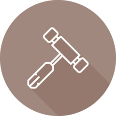 Sticker - Hammer Vector Icon