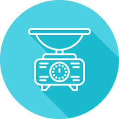 Sticker - Scales Vector Icon