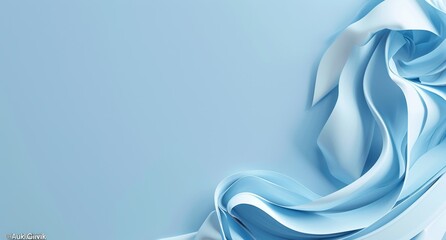 Poster - 3D illustration Blue abstract texture. Use in cover designs, website backgrounds, or advertising.