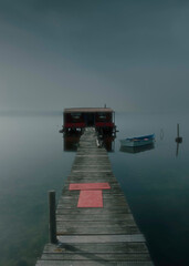 Wall Mural - pier in the morning