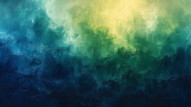 Abstract Blue and Green Textured Background.