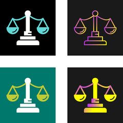 Sticker - Justice Vector Icon