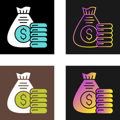 Poster - Money Bag Vector Icon