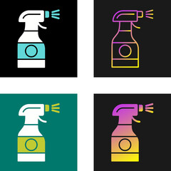 Sticker - Cleaning Spray Vector Icon