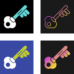 Sticker - Key Vector Icon