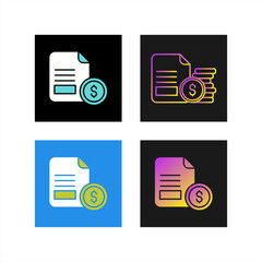 Poster - Budget Vector Icon