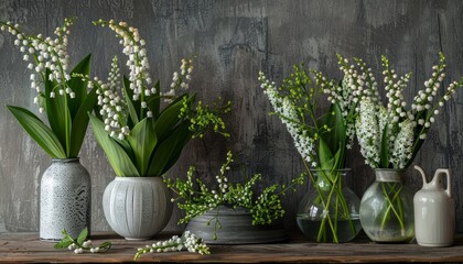 Poster - Lily of the valley arrangements