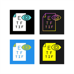 Poster - Eye Test Vector Icon