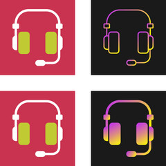 Wall Mural - Headset Vector Icon