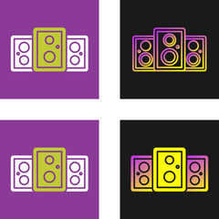 Sticker - Speaker Vector Icon