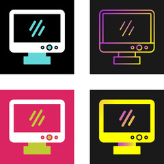 Wall Mural - Monitor Vector Icon