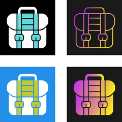 Sticker - Suitcases Vector Icon