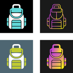 Poster - Backpack Vector Icon