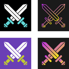 Wall Mural - Sword Vector Icon