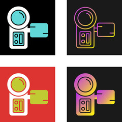 Poster - Video Camera Vector Icon