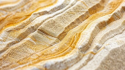 Wall Mural - Details of sandstone texture background Seamless sand selective focus. macro close up soft colors