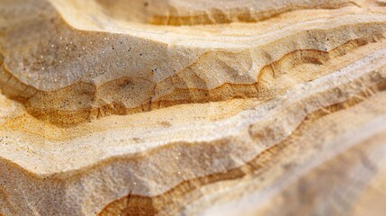 Canvas Print - Details of sandstone texture background Seamless sand selective focus. macro close up soft colors