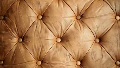 Wall Mural - Tan leather backdrop