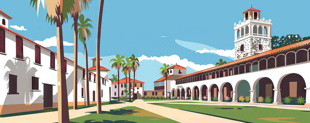 Wall Mural - St. Augustine Historical Walk: Spanish Forts, Colonial Architecture, and Museums