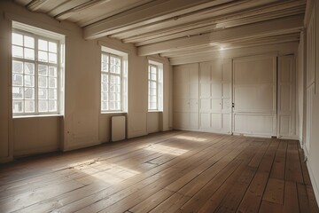 Canvas Print - Empty spacious room