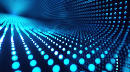 Cyberspace waves. Technology and science motion background.