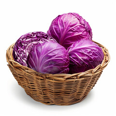 Wall Mural - Purple cabbage in the box