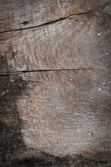 Sticker - dirty brown old wood texture, timber plank background