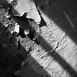 © Justlight - Shadows dance across the disheveled surface creating a captivating contrast. Black and white art