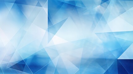 Abstract Blue Geometric Background