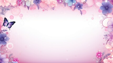 Wall Mural - pink background