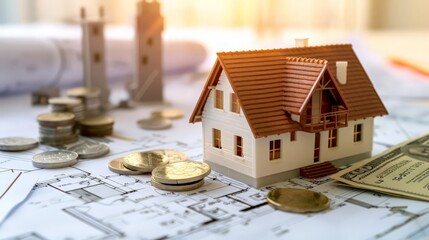 Poster - Construction financing involves securing funds for project completion.