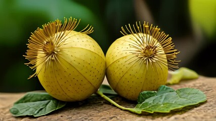 Canvas Print -  Freshly harvested exotic fruits ready for culinary delight