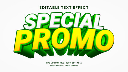 Sticker - Special sale promo 3d editable text effect