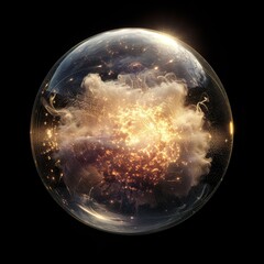 Wall Mural - Spectacular cosmic cloud explosion