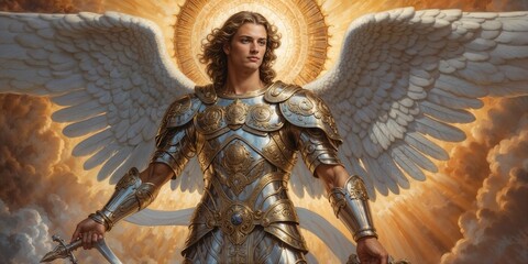 A portrait of an archangel