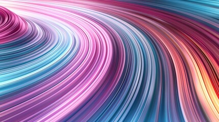 Aufkleber - Vibrant abstract background with curved colorful lines, creating a dynamic and energetic visual effect. Perfect for design projects.