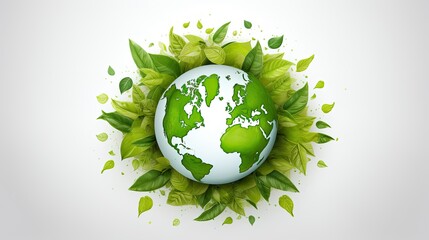 Canvas Print - green planet earth