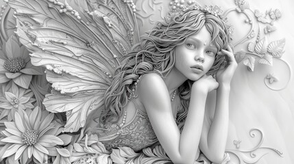 Discover a magical realm of fairies and fantasy with this captivating coloring book, filled with charming illustrations that captivate both children and adults alike.