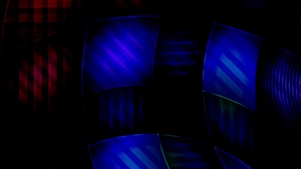Poster - Animation abstract geometric background